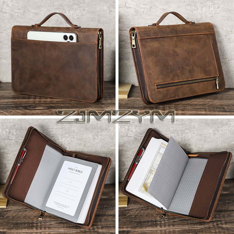Is Stationery Office Supply - Sampul Buku Catatan Kulit Retro Buatan