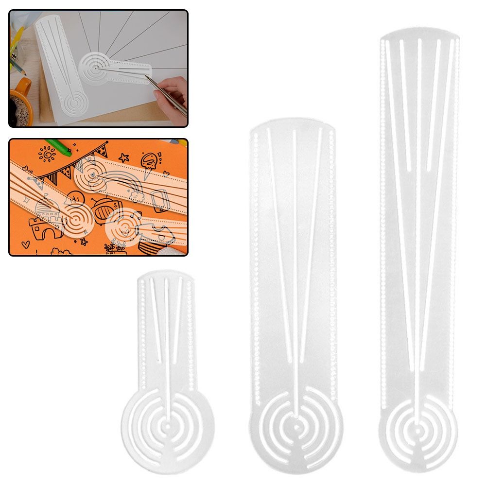 Templat Gambar Mandala Multifu - Ruler Set Transparent ulasan dan harga