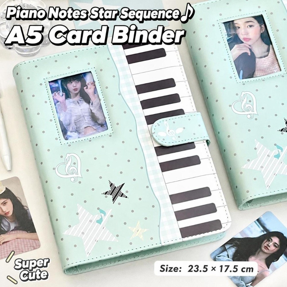 Binder Notebook Polka Dot Pian - Notebook Dotted A5 ulasan dan harga