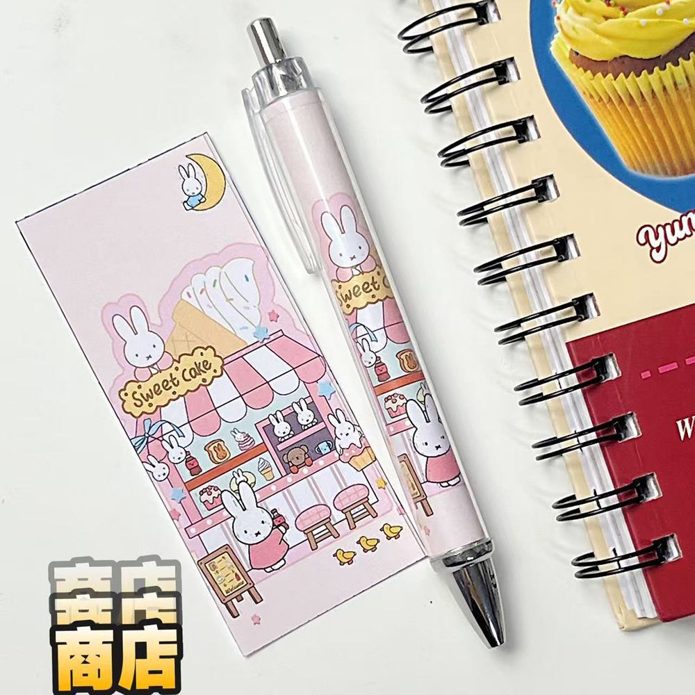 Pulpen Gel Miffy Rabbit Baru W - Gel Ink Pen Set ulasan dan harga