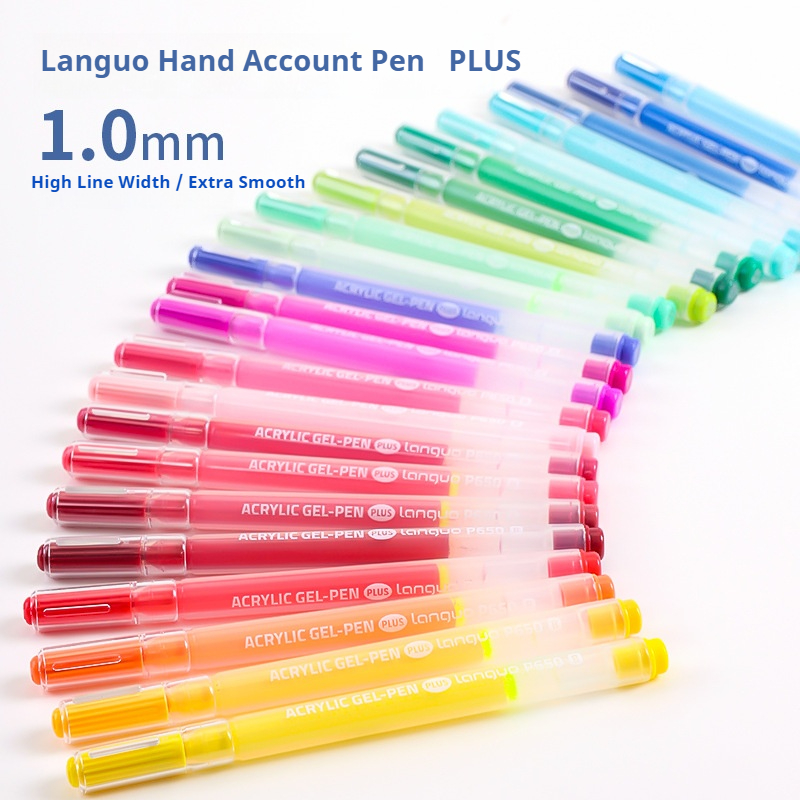 LANGUO 144/36 Warna Set Pena G - Gel Ink Pen Set ulasan dan harga