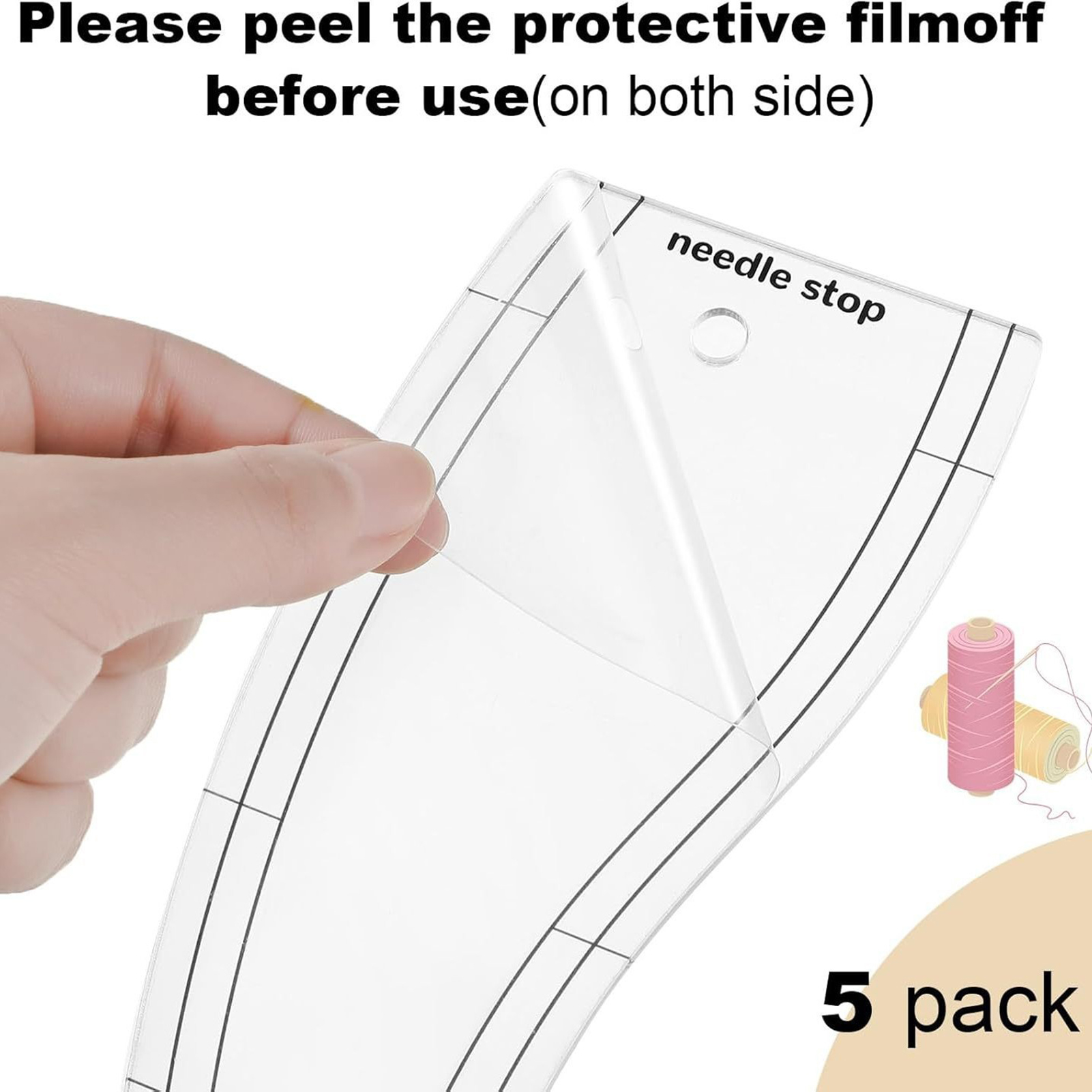 Penggaris Quilting Presisi Tra - Ruler Set Transparent ulasan dan harga