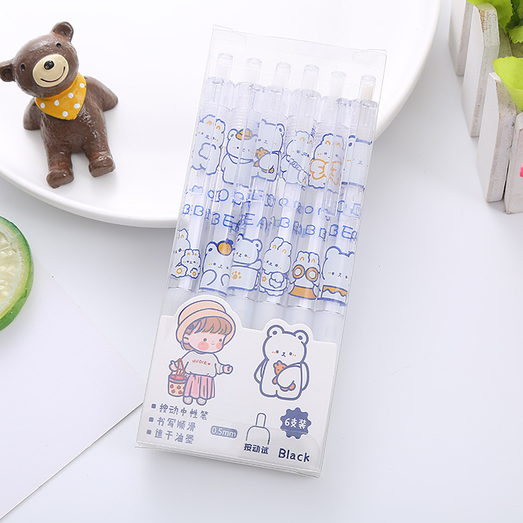 Zoecor 6 Pc/Lot Kawaii Gel Pen - Gel Ink Pen Set ulasan dan harga