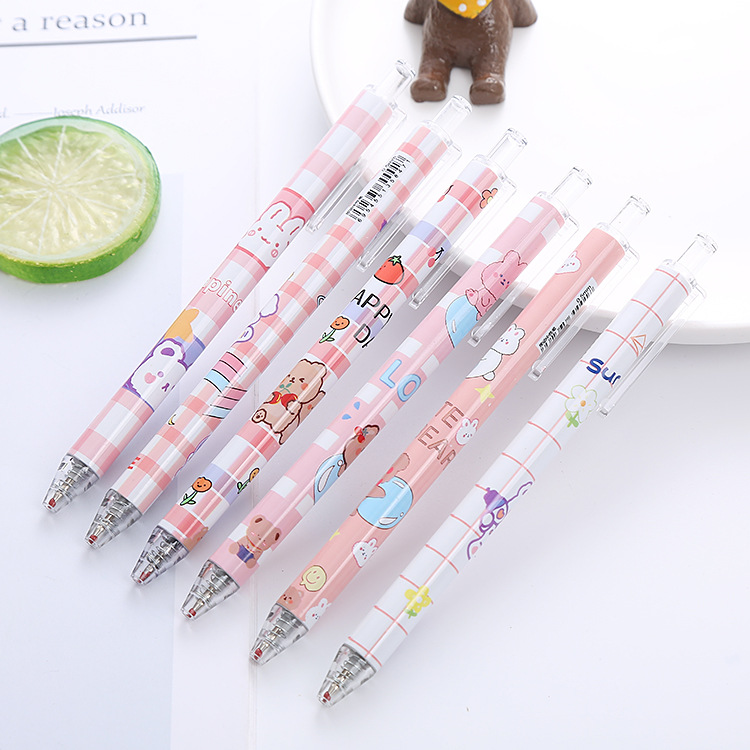 Zoecor 6 Pc/Lot Kawaii Gel Pen - Gel Ink Pen Set ulasan dan harga