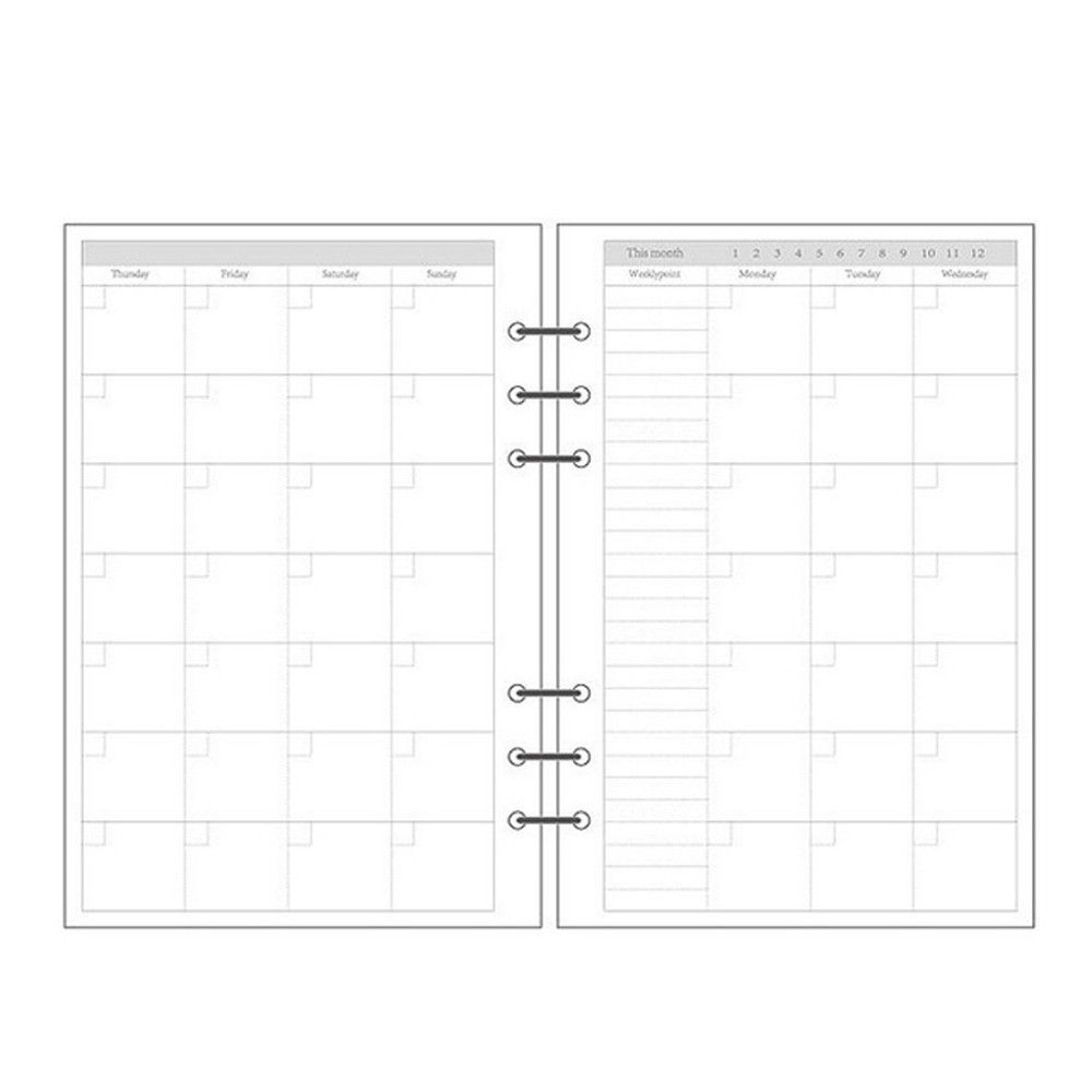 Buku Agenda Harian Grid 45 Lem - Notebook Dotted A5 ulasan dan harga